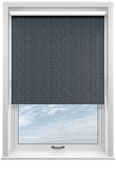 Juno (Blackout), Highland Blue - Twist&Fit Roller Blind